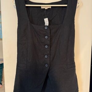 LOFT Sleeveless Button-Front vest
